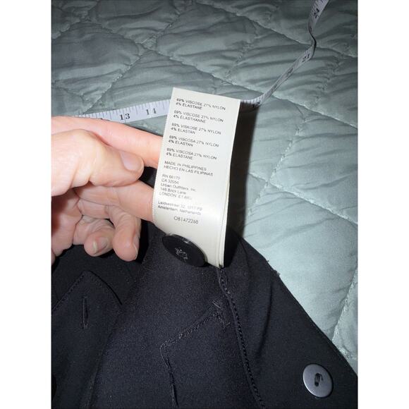 Anthropologie Maeve Black The Colette Crop Wide-Leg Pants Size 30 NWT Classic - Picture 9 of 9